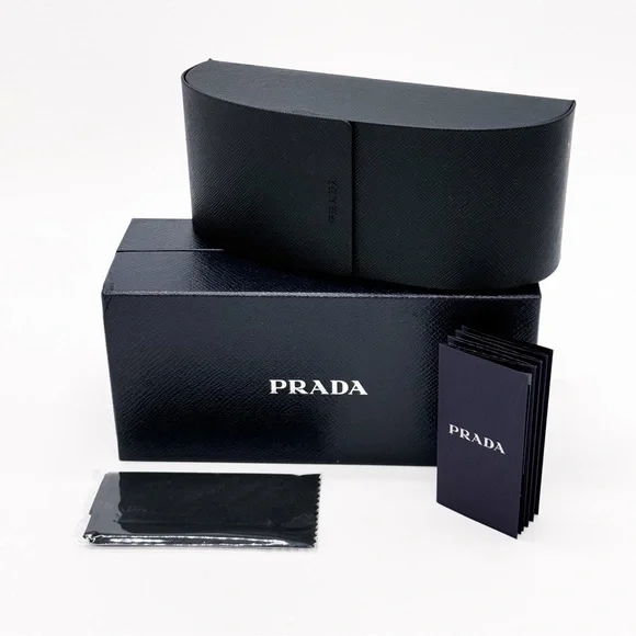 NEW PRADA SPR A05 16O10C SQUARE BROWN YELLOW PRA05S 16O10C UNISEX SUNGLASSES